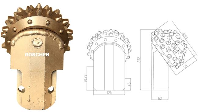 C169 بتات مخروطية قابلة للاستبدال