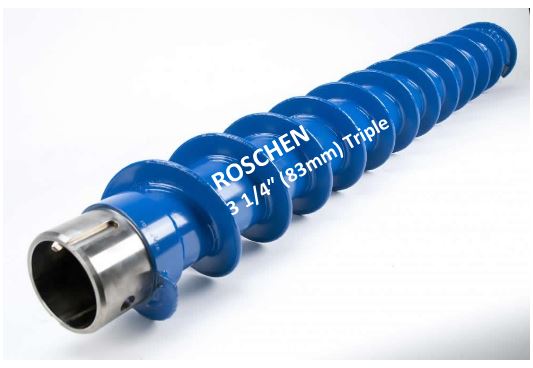 83 ملليمتر الثلاثي جوفاء الجذور اوجير