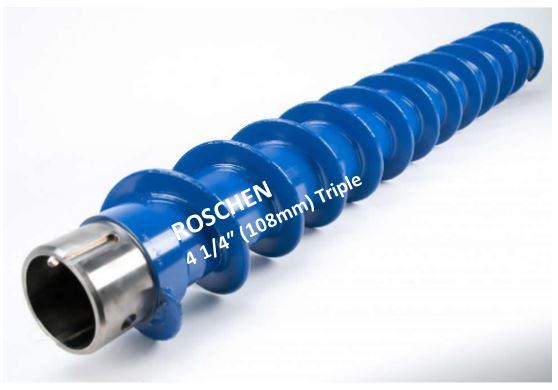 108 ملليمتر الثلاثي جوفاء الجذور اوجير